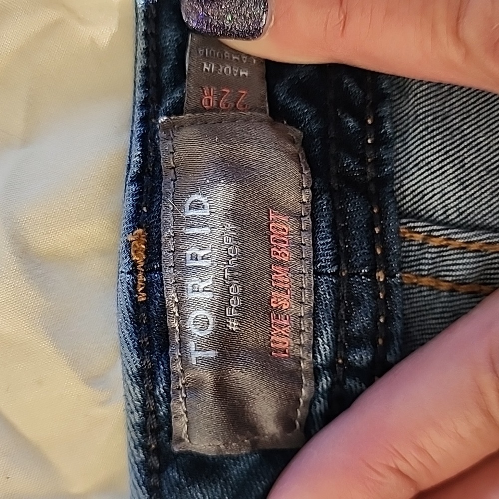 Torrid Luxe Slim Boot Jeans
